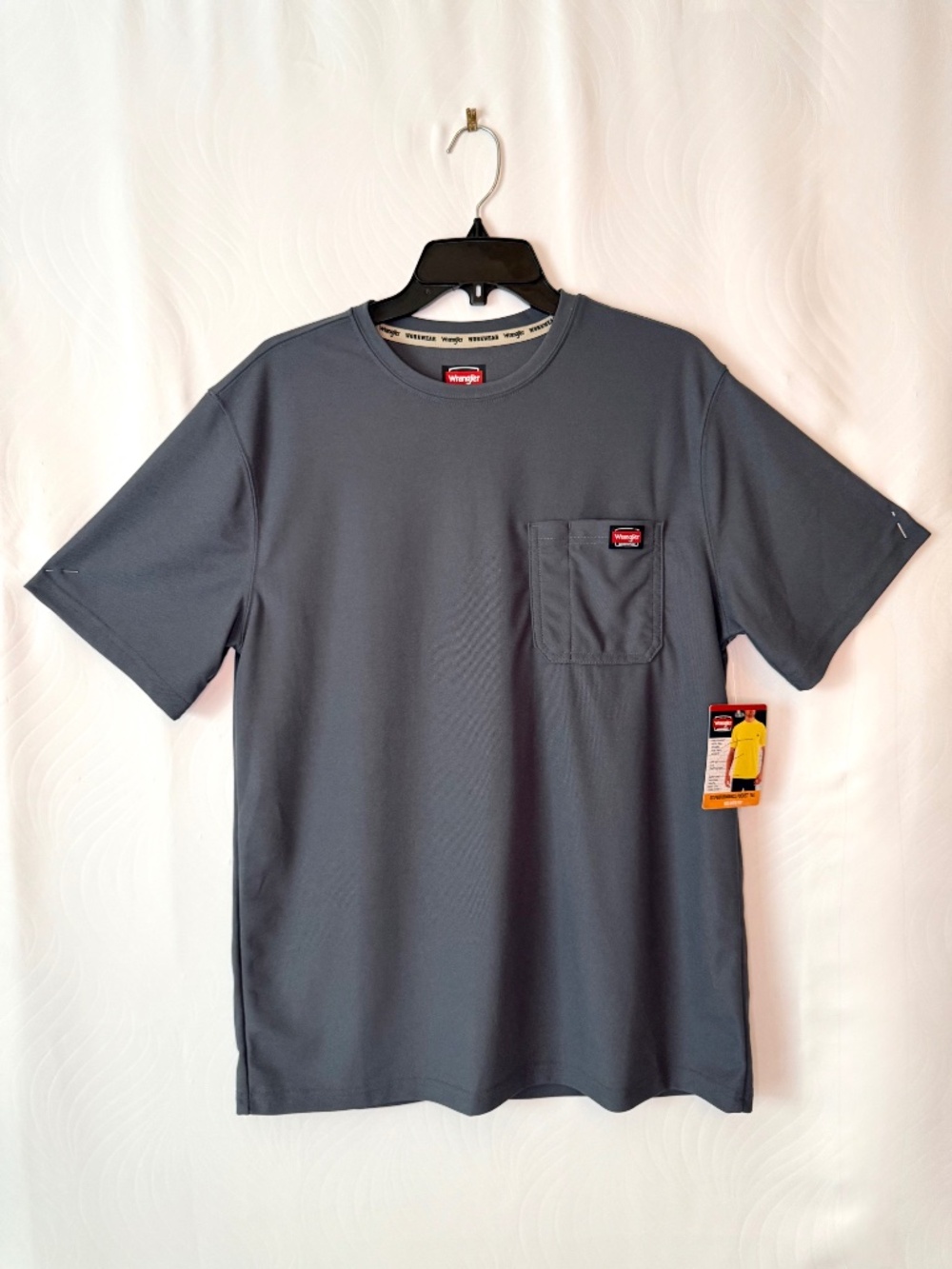 Wrangler Workwear Men's Short Sleeve UPF40 Performance Tee, M